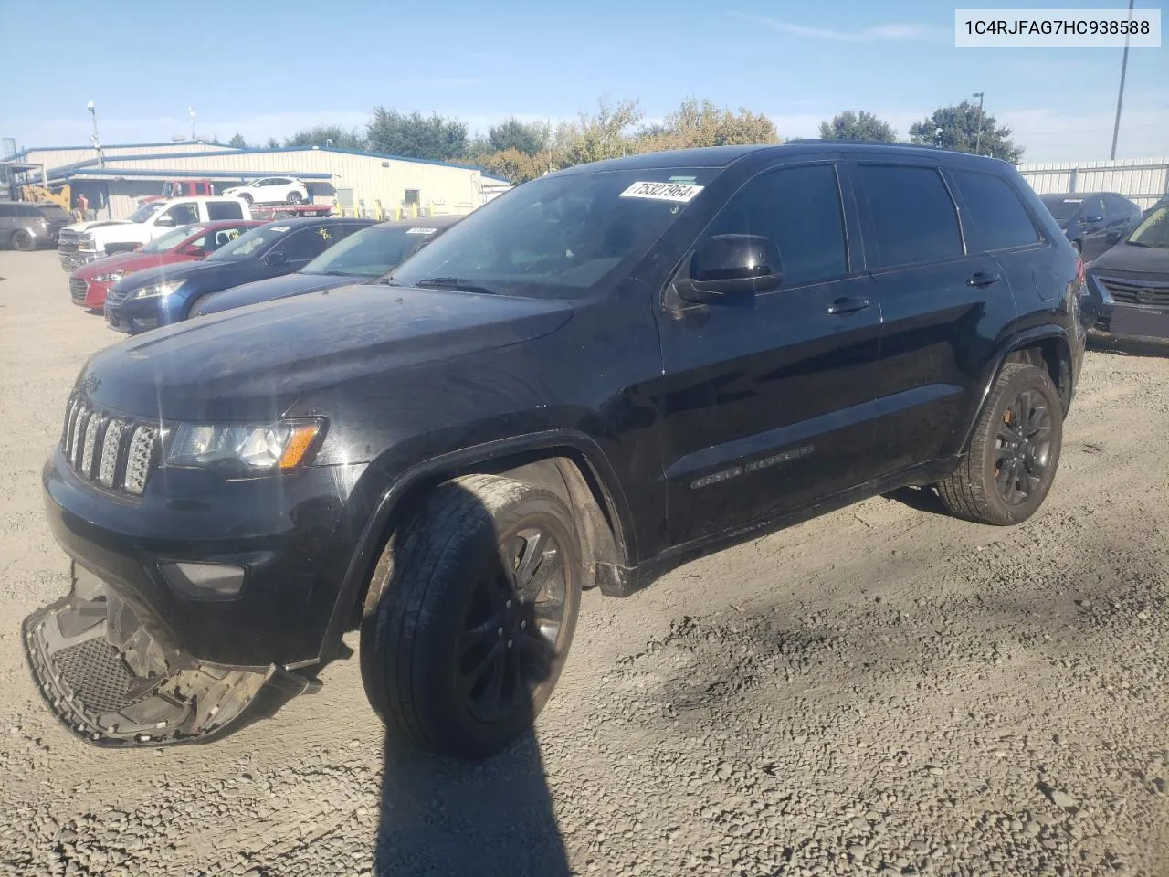 2017 Jeep Grand Cherokee Laredo VIN: 1C4RJFAG7HC938588 Lot: 75327964