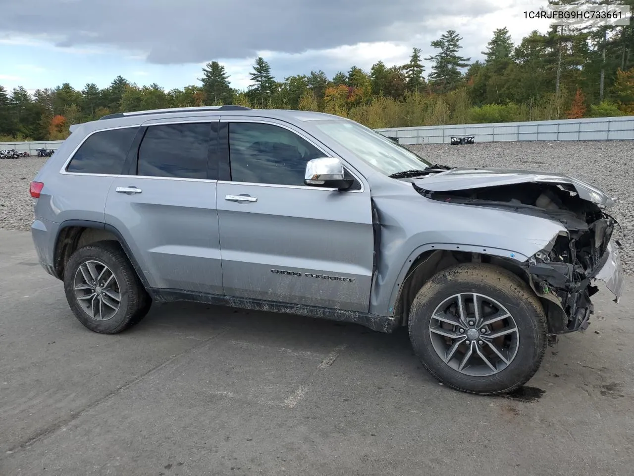 2017 Jeep Grand Cherokee Limited VIN: 1C4RJFBG9HC733661 Lot: 75342664