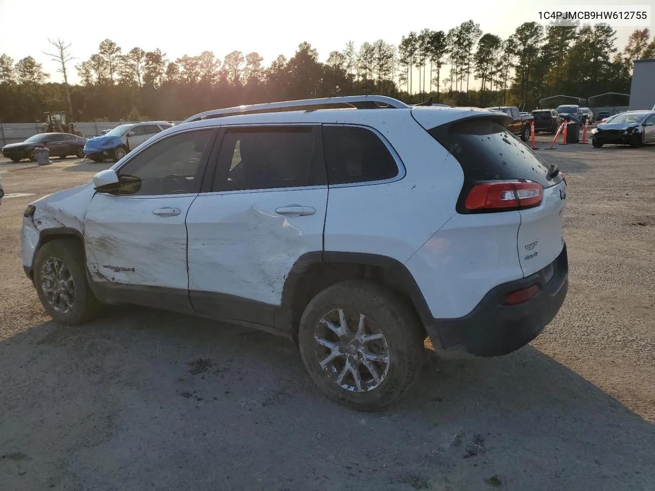 2017 Jeep Cherokee Latitude VIN: 1C4PJMCB9HW612755 Lot: 75558624