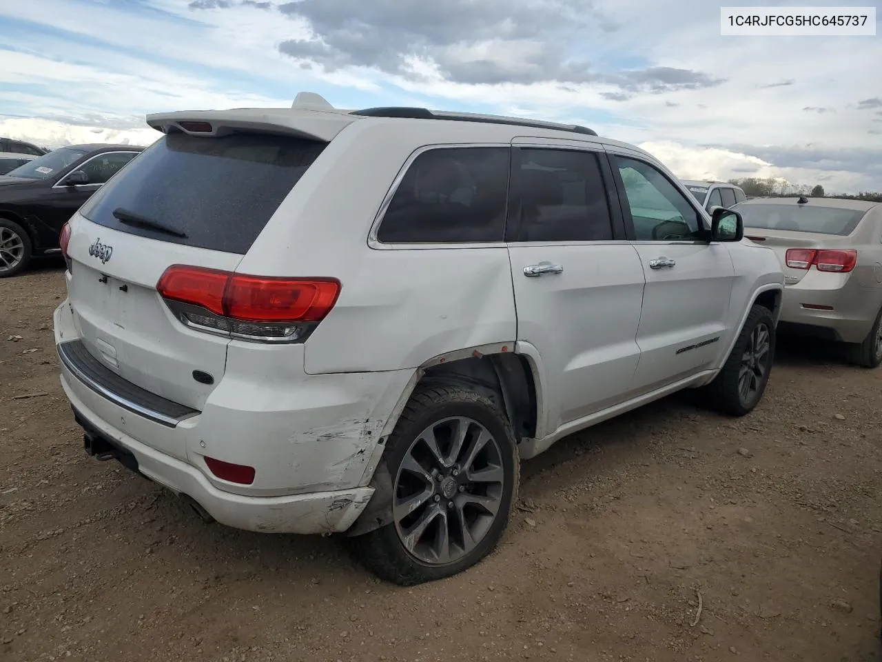 2017 Jeep Grand Cherokee Overland VIN: 1C4RJFCG5HC645737 Lot: 75623784