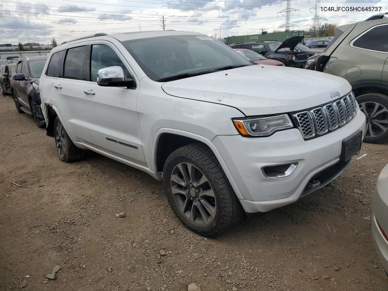 2017 Jeep Grand Cherokee Overland VIN: 1C4RJFCG5HC645737 Lot: 75623784