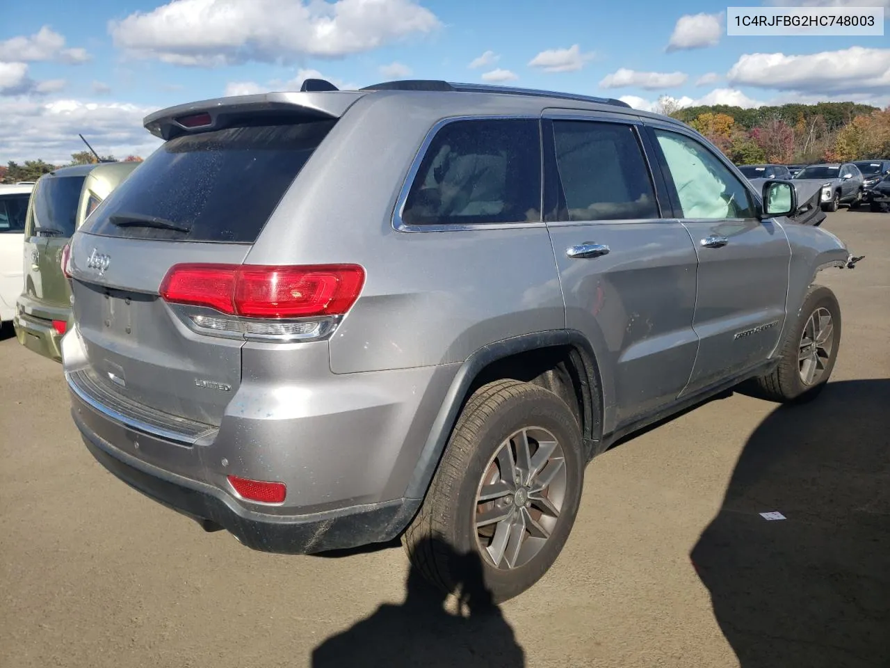 2017 Jeep Grand Cherokee Limited VIN: 1C4RJFBG2HC748003 Lot: 75690984