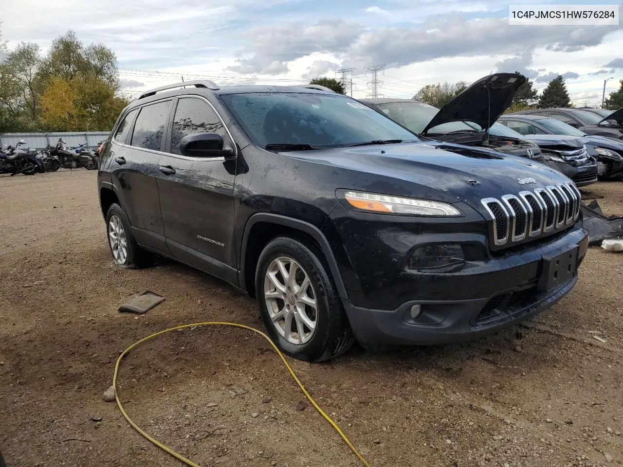 2017 Jeep Cherokee Latitude VIN: 1C4PJMCS1HW576284 Lot: 75712304