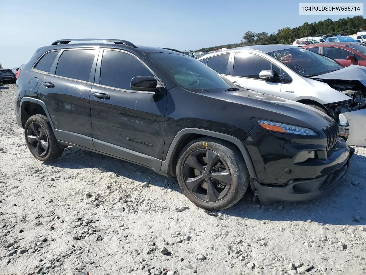 2017 Jeep Cherokee Limited VIN: 1C4PJLDS0HW585714 Lot: 75872154