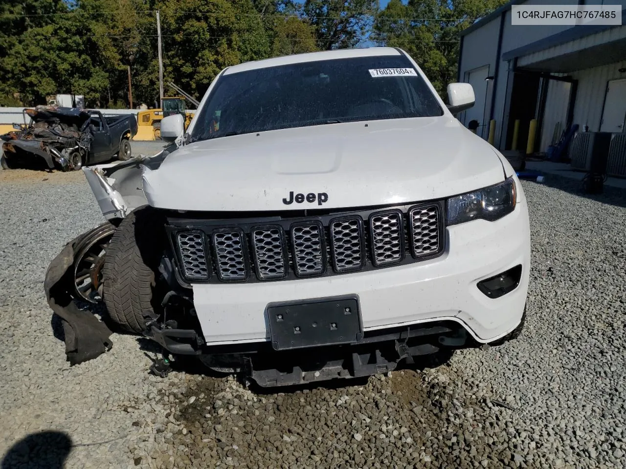 2017 Jeep Grand Cherokee Laredo VIN: 1C4RJFAG7HC767485 Lot: 76037604