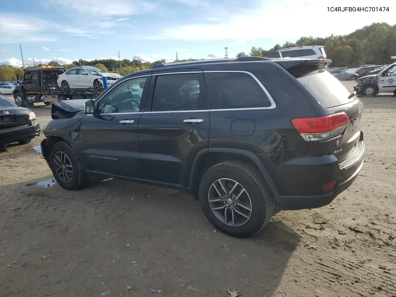 2017 Jeep Grand Cherokee Limited VIN: 1C4RJFBG4HC701474 Lot: 76070314