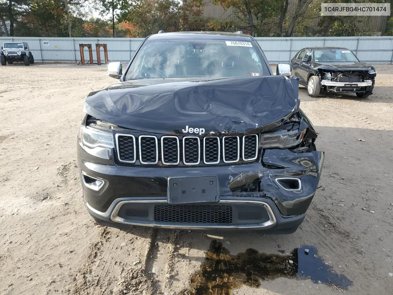 2017 Jeep Grand Cherokee Limited VIN: 1C4RJFBG4HC701474 Lot: 76070314