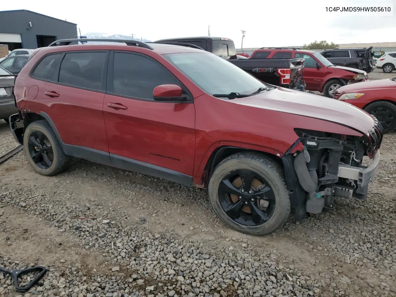 2017 Jeep Cherokee Limited VIN: 1C4PJMDS9HW505610 Lot: 76180574