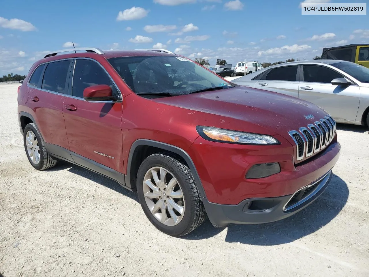 2017 Jeep Cherokee Limited VIN: 1C4PJLDB6HW502819 Lot: 76231964