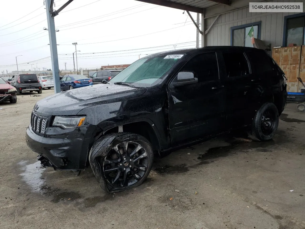 2017 Jeep Grand Cherokee Laredo VIN: 1C4RJEAG4HC952538 Lot: 76273984