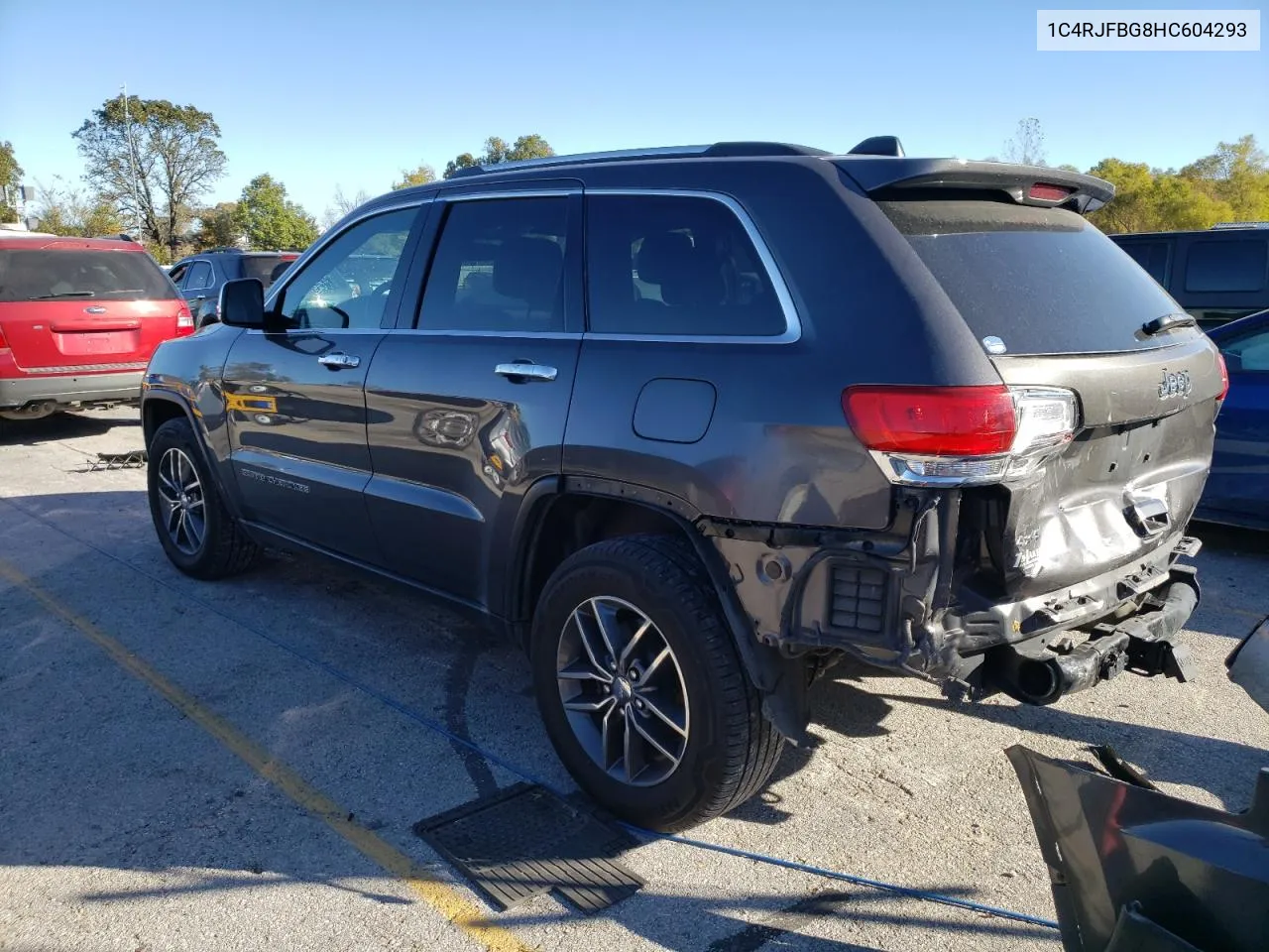 2017 Jeep Grand Cherokee Limited VIN: 1C4RJFBG8HC604293 Lot: 76290234