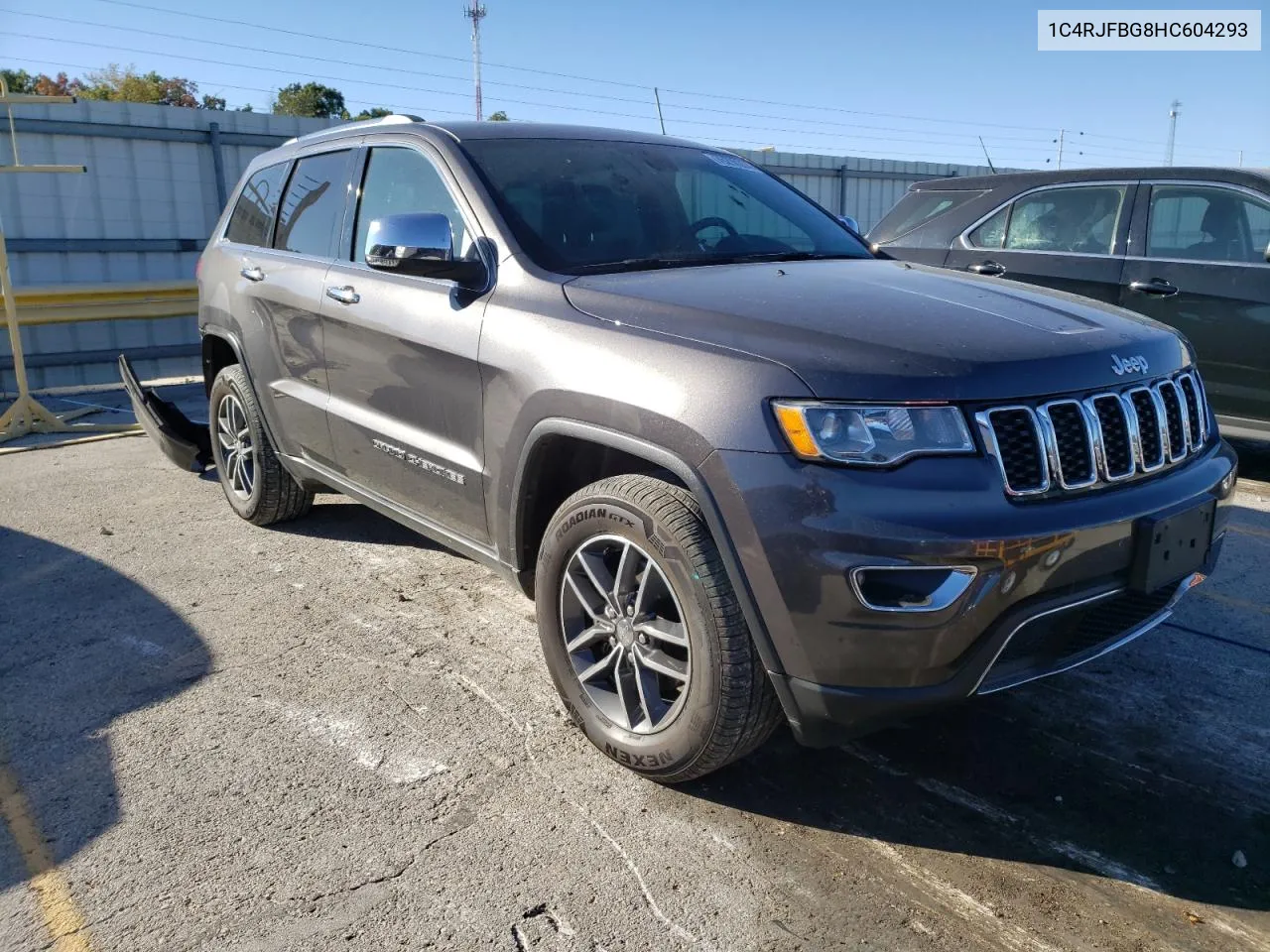 2017 Jeep Grand Cherokee Limited VIN: 1C4RJFBG8HC604293 Lot: 76290234