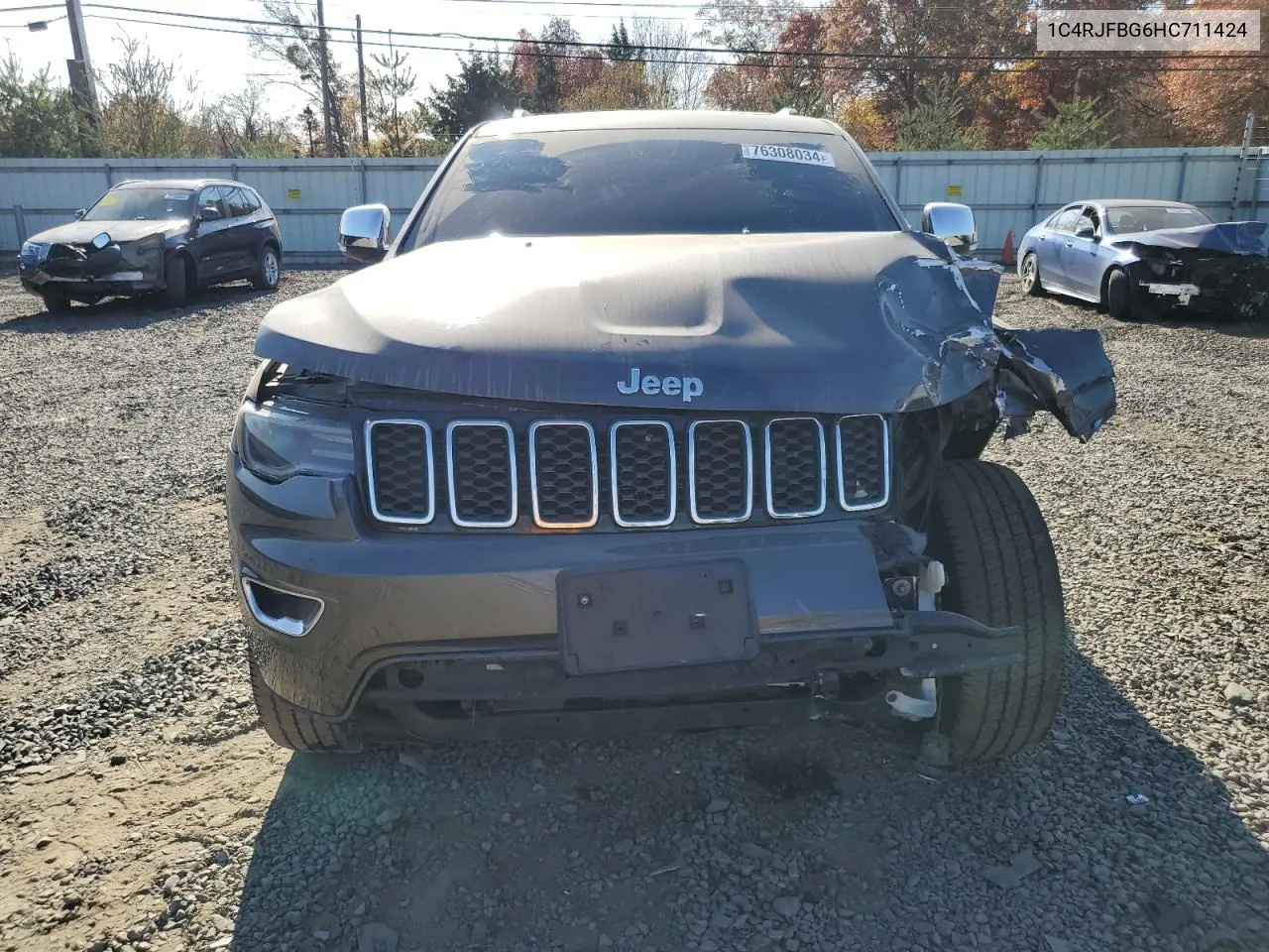 2017 Jeep Grand Cherokee Limited VIN: 1C4RJFBG6HC711424 Lot: 76308034