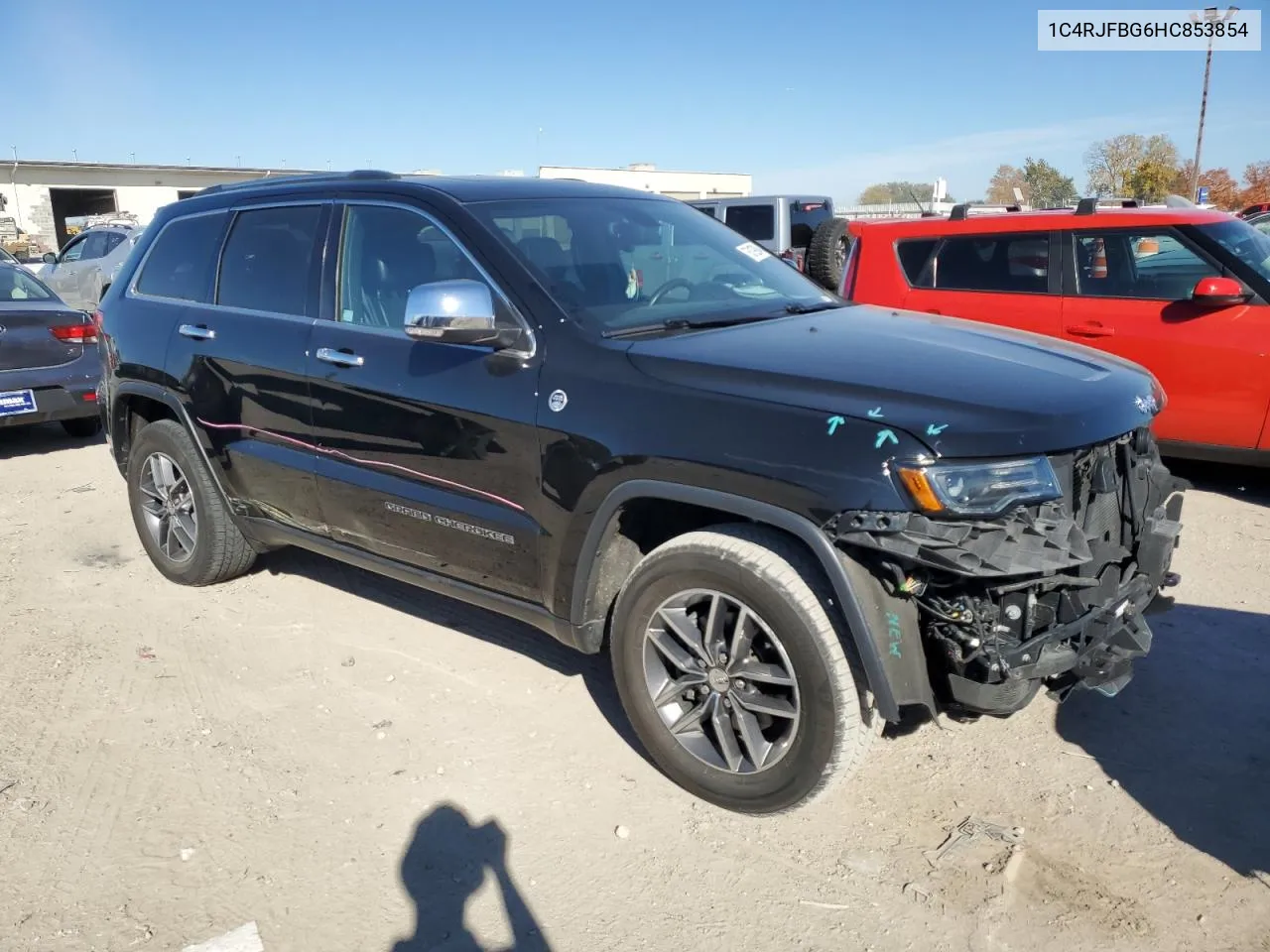 2017 Jeep Grand Cherokee Limited VIN: 1C4RJFBG6HC853854 Lot: 76319394