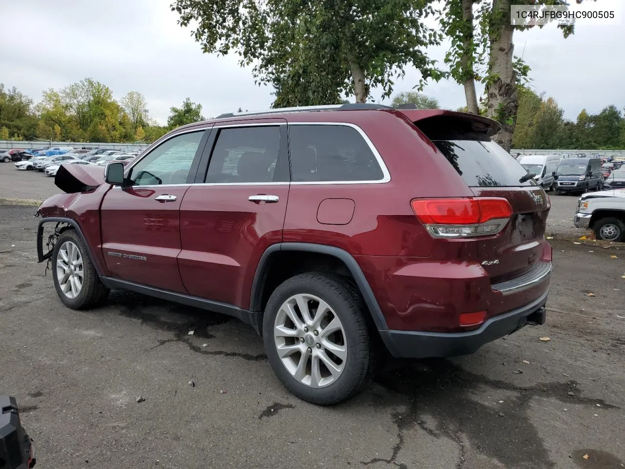 2017 Jeep Grand Cherokee Limited VIN: 1C4RJFBG9HC900505 Lot: 76329384