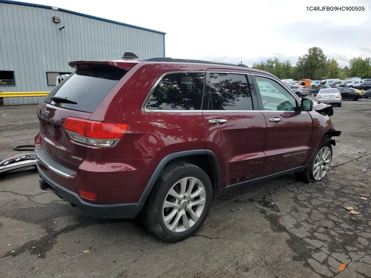 2017 Jeep Grand Cherokee Limited VIN: 1C4RJFBG9HC900505 Lot: 76329384