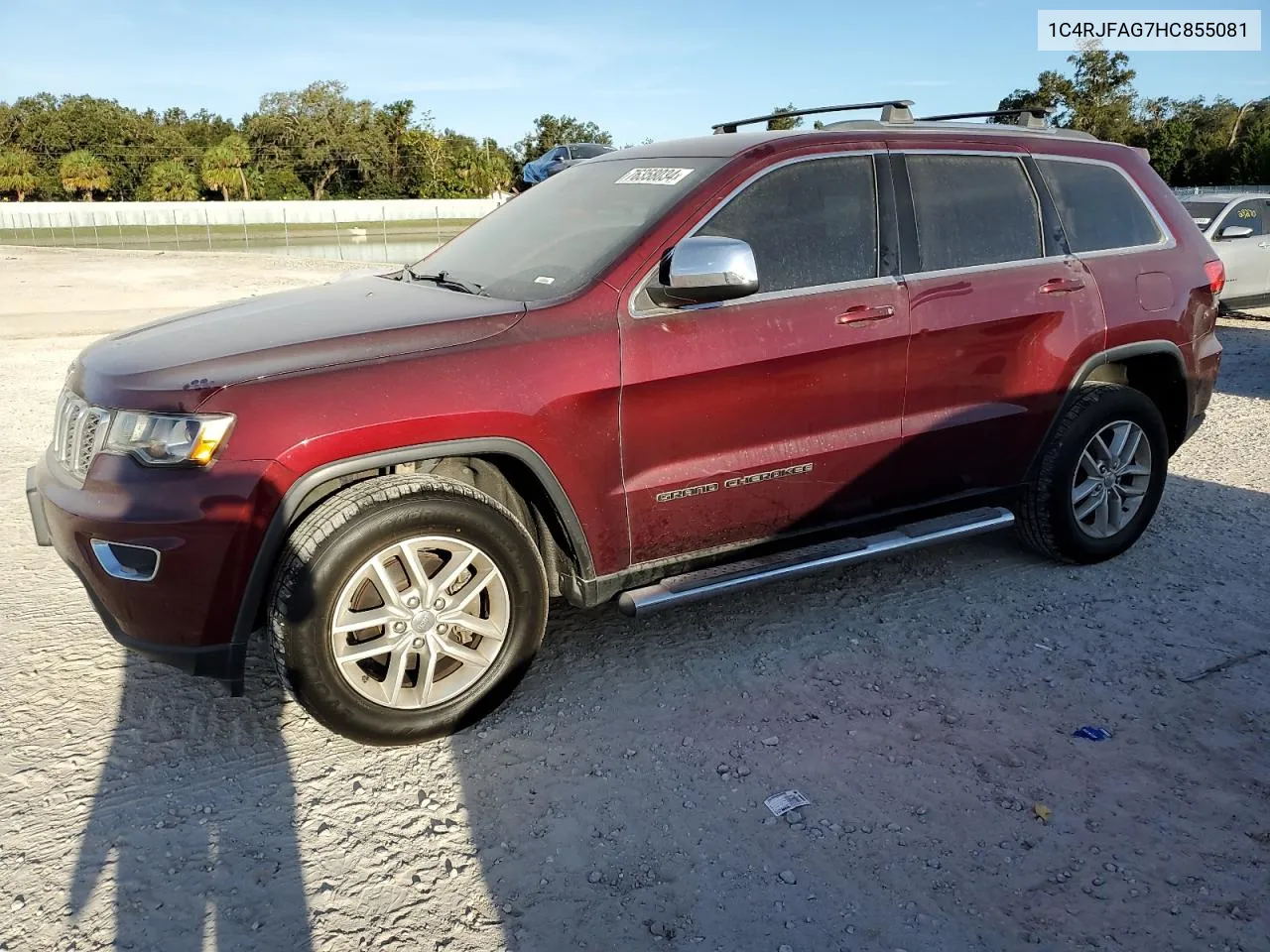 2017 Jeep Grand Cherokee Laredo VIN: 1C4RJFAG7HC855081 Lot: 76358034