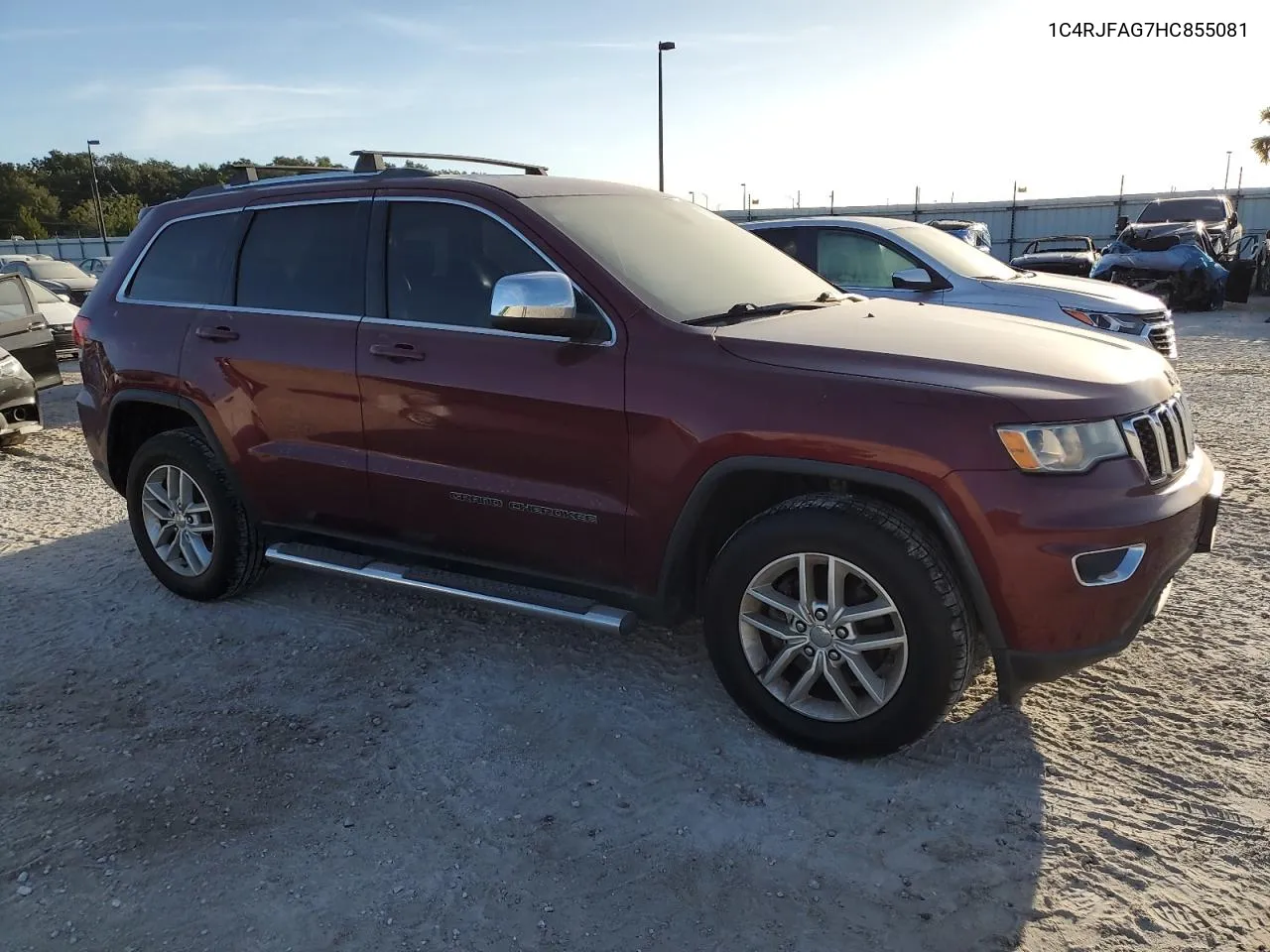 2017 Jeep Grand Cherokee Laredo VIN: 1C4RJFAG7HC855081 Lot: 76358034