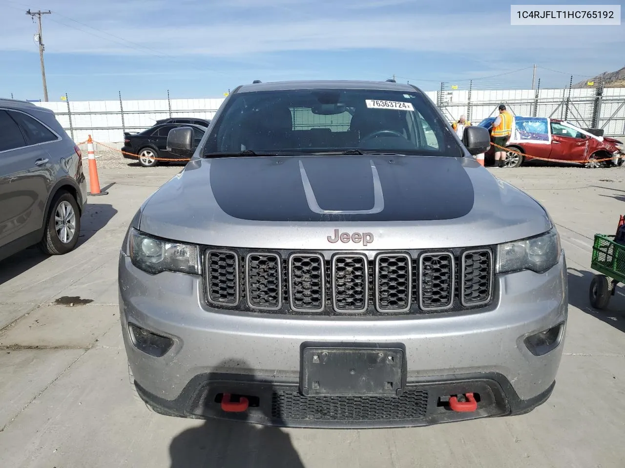 2017 Jeep Grand Cherokee Trailhawk VIN: 1C4RJFLT1HC765192 Lot: 76363724