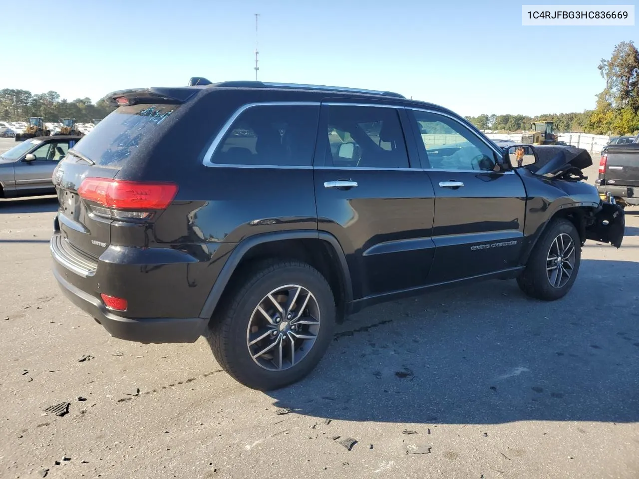 2017 Jeep Grand Cherokee Limited VIN: 1C4RJFBG3HC836669 Lot: 76383424