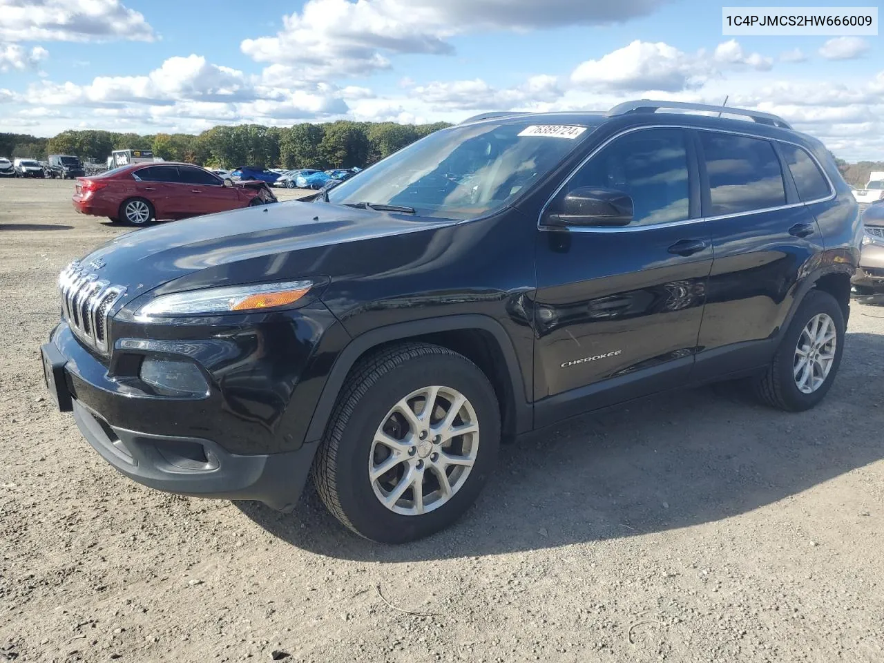 2017 Jeep Cherokee Latitude VIN: 1C4PJMCS2HW666009 Lot: 76389724