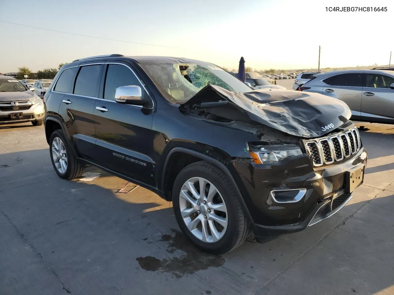 2017 Jeep Grand Cherokee Limited VIN: 1C4RJEBG7HC816645 Lot: 76417424