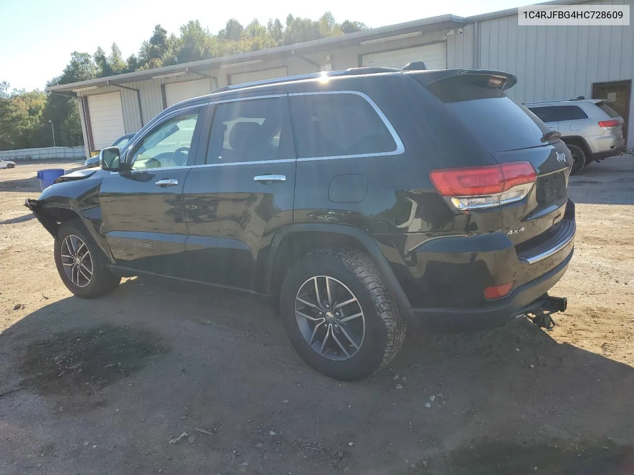 2017 Jeep Grand Cherokee Limited VIN: 1C4RJFBG4HC728609 Lot: 76461454