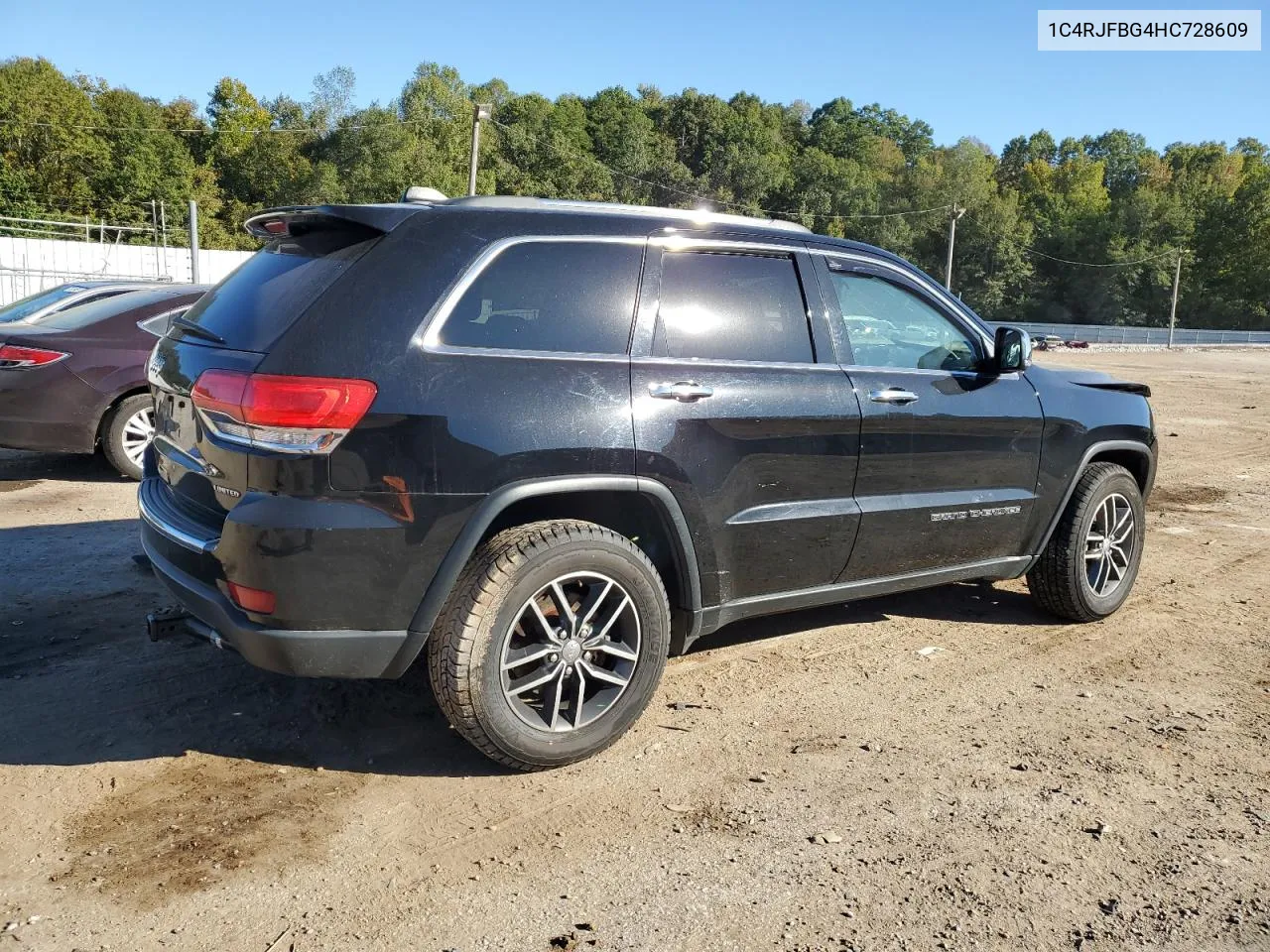 2017 Jeep Grand Cherokee Limited VIN: 1C4RJFBG4HC728609 Lot: 76461454