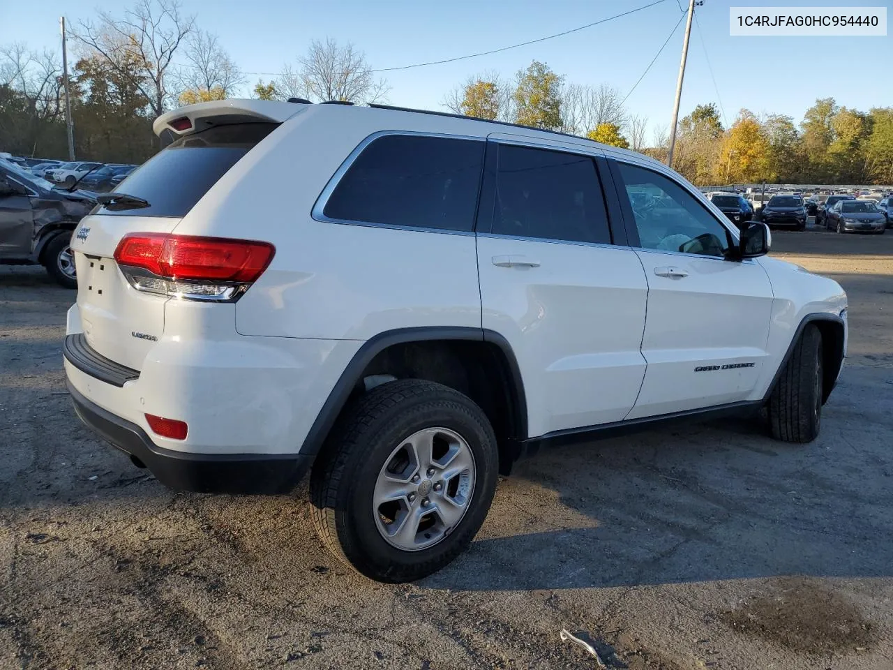 2017 Jeep Grand Cherokee Laredo VIN: 1C4RJFAG0HC954440 Lot: 76563304