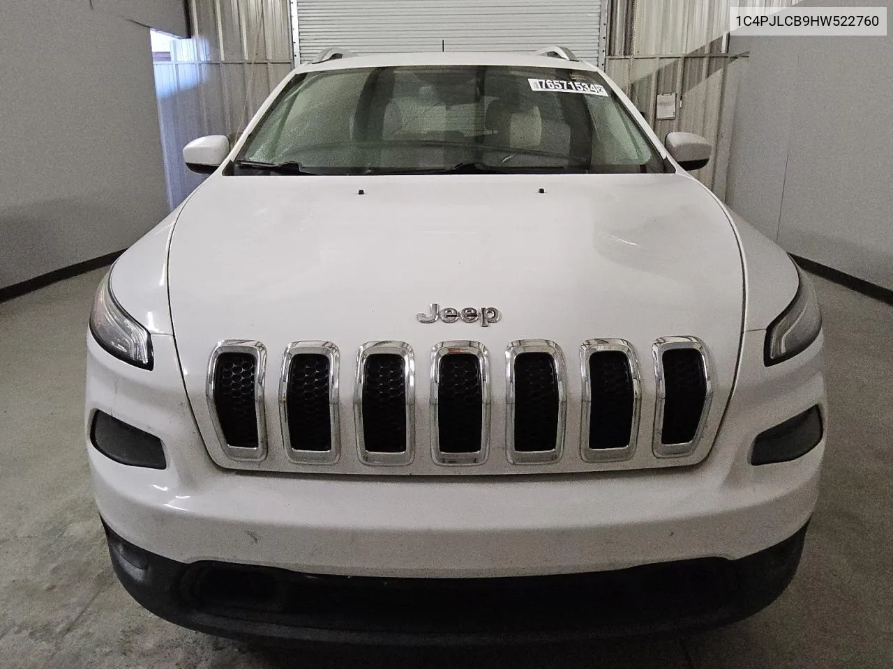 2017 Jeep Cherokee Latitude VIN: 1C4PJLCB9HW522760 Lot: 76571534