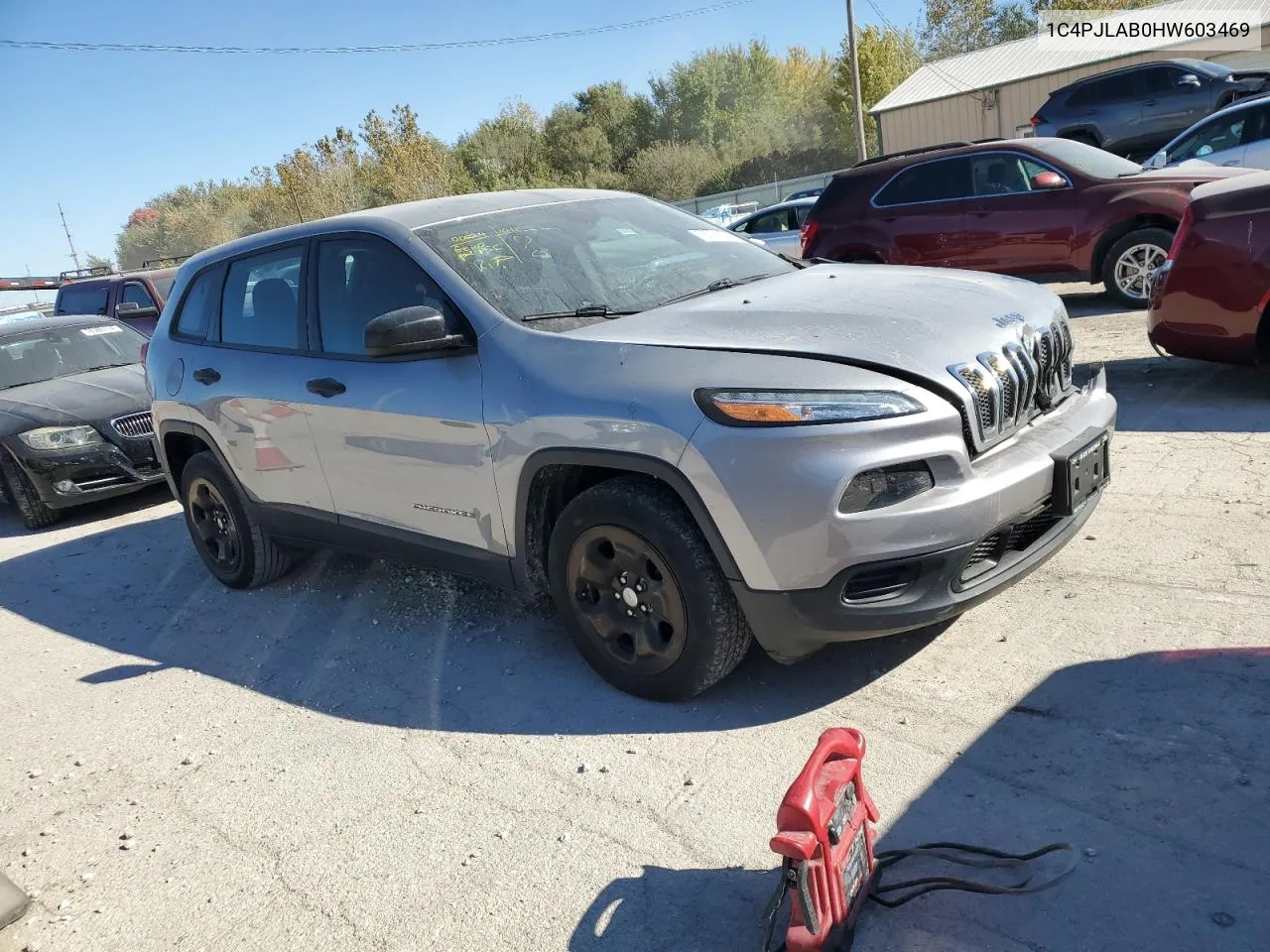 2017 Jeep Cherokee Sport VIN: 1C4PJLAB0HW603469 Lot: 76575124