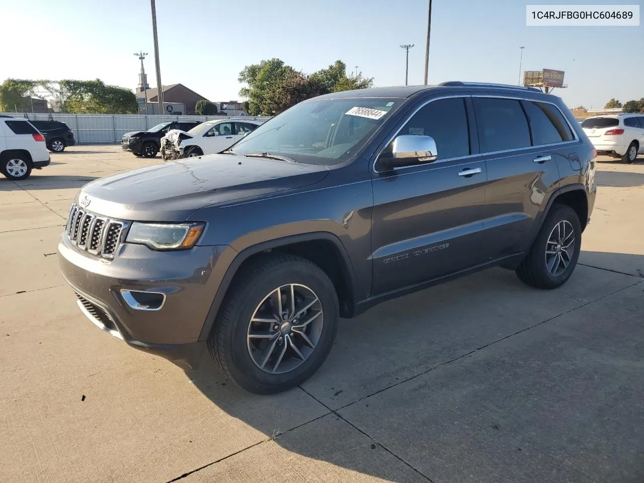 2017 Jeep Grand Cherokee Limited VIN: 1C4RJFBG0HC604689 Lot: 76588844