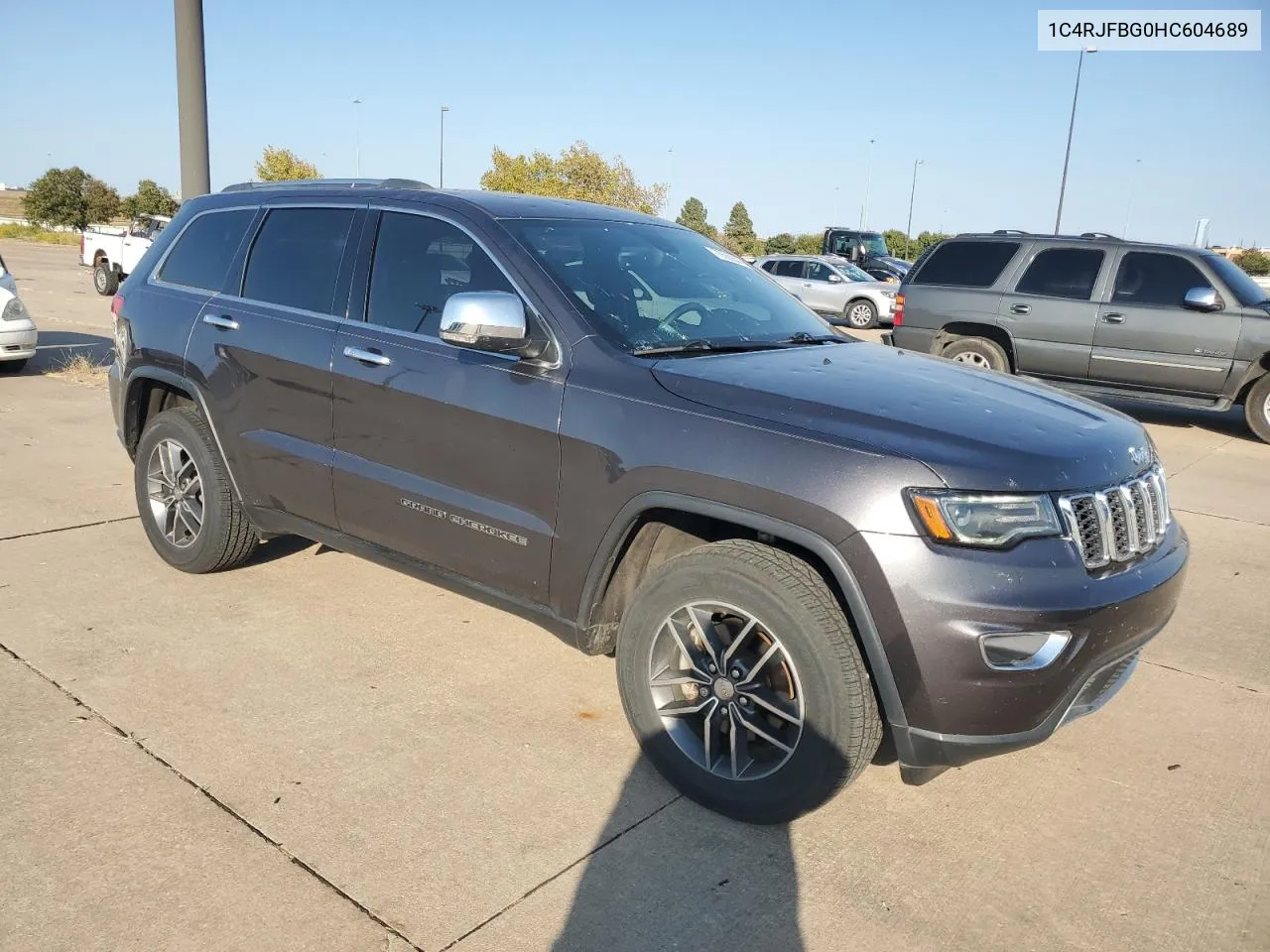 2017 Jeep Grand Cherokee Limited VIN: 1C4RJFBG0HC604689 Lot: 76588844