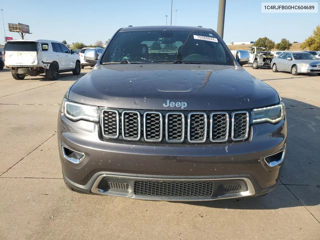 2017 Jeep Grand Cherokee Limited VIN: 1C4RJFBG0HC604689 Lot: 76588844