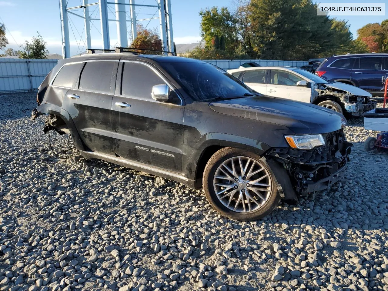 2017 Jeep Grand Cherokee Summit VIN: 1C4RJFJT4HC631375 Lot: 76638864