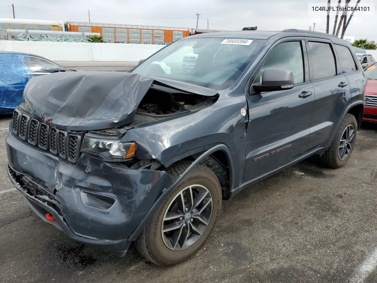 2017 Jeep Grand Cherokee Trailhawk VIN: 1C4RJFLT6HC844101 Lot: 76669394