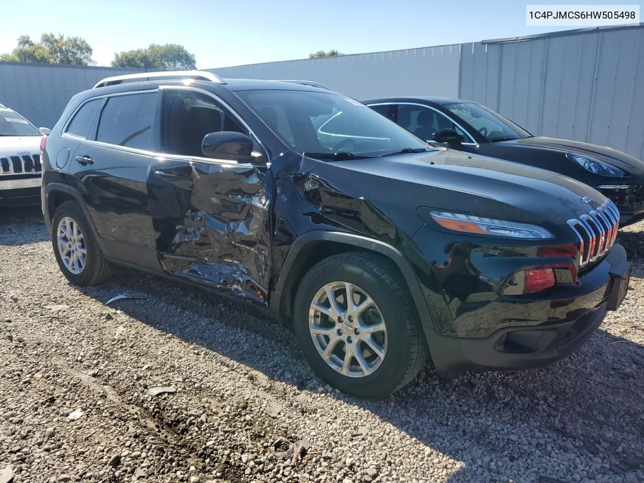 2017 Jeep Cherokee Latitude VIN: 1C4PJMCS6HW505498 Lot: 76689914