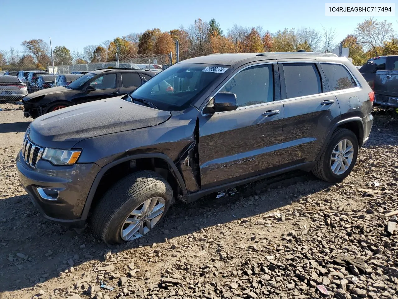 2017 Jeep Grand Cherokee Laredo VIN: 1C4RJEAG8HC717494 Lot: 76690574