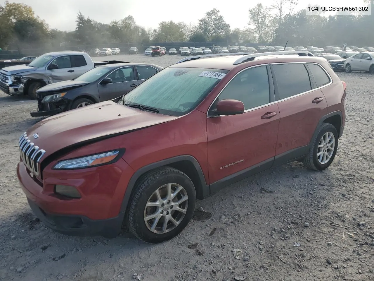 2017 Jeep Cherokee Latitude VIN: 1C4PJLCB5HW661302 Lot: 76717484