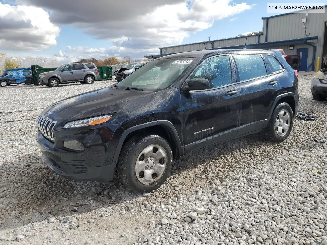 2017 Jeep Cherokee Sport VIN: 1C4PJMAB2HW654073 Lot: 76742754