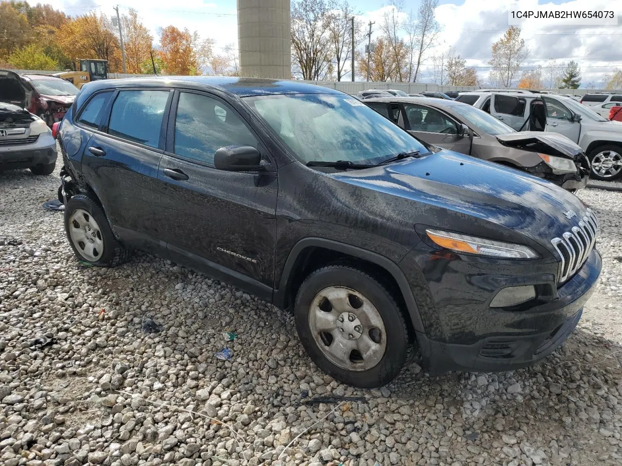 2017 Jeep Cherokee Sport VIN: 1C4PJMAB2HW654073 Lot: 76742754