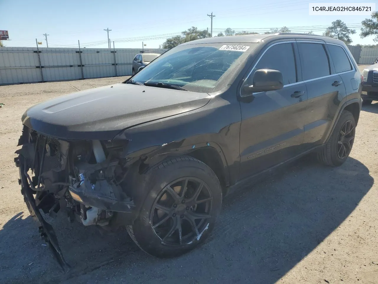 2017 Jeep Grand Cherokee Laredo VIN: 1C4RJEAG2HC846721 Lot: 76756284