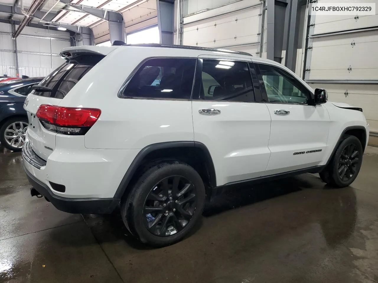 2017 Jeep Grand Cherokee Limited VIN: 1C4RJFBGXHC792329 Lot: 76761524