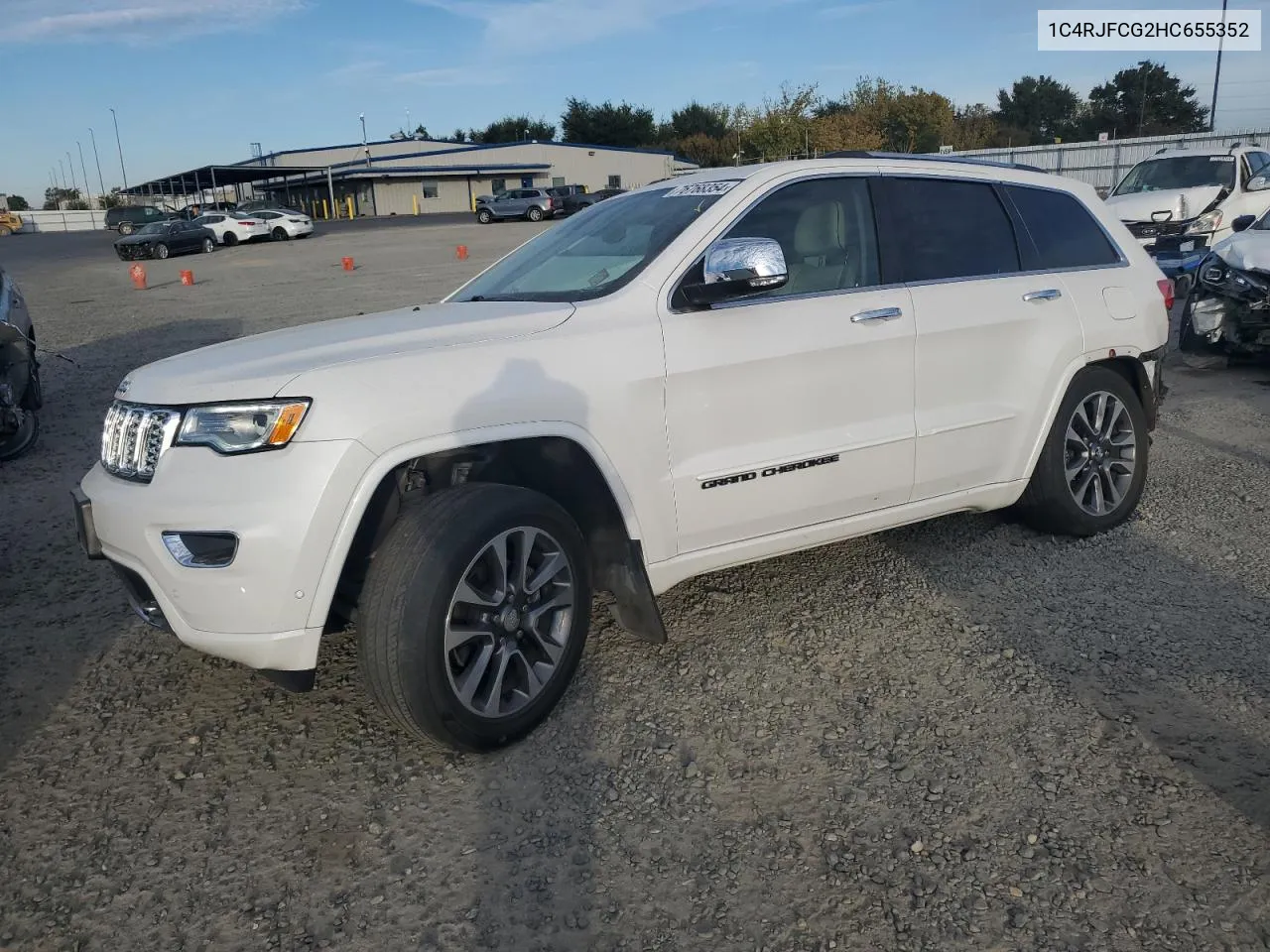 2017 Jeep Grand Cherokee Overland VIN: 1C4RJFCG2HC655352 Lot: 76768354