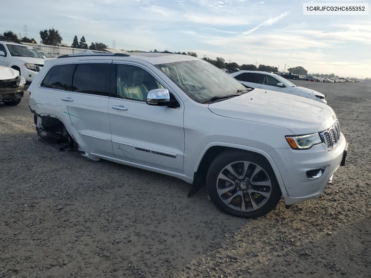 2017 Jeep Grand Cherokee Overland VIN: 1C4RJFCG2HC655352 Lot: 76768354