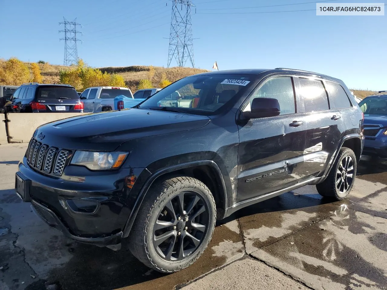 2017 Jeep Grand Cherokee Laredo VIN: 1C4RJFAG6HC824873 Lot: 76823434