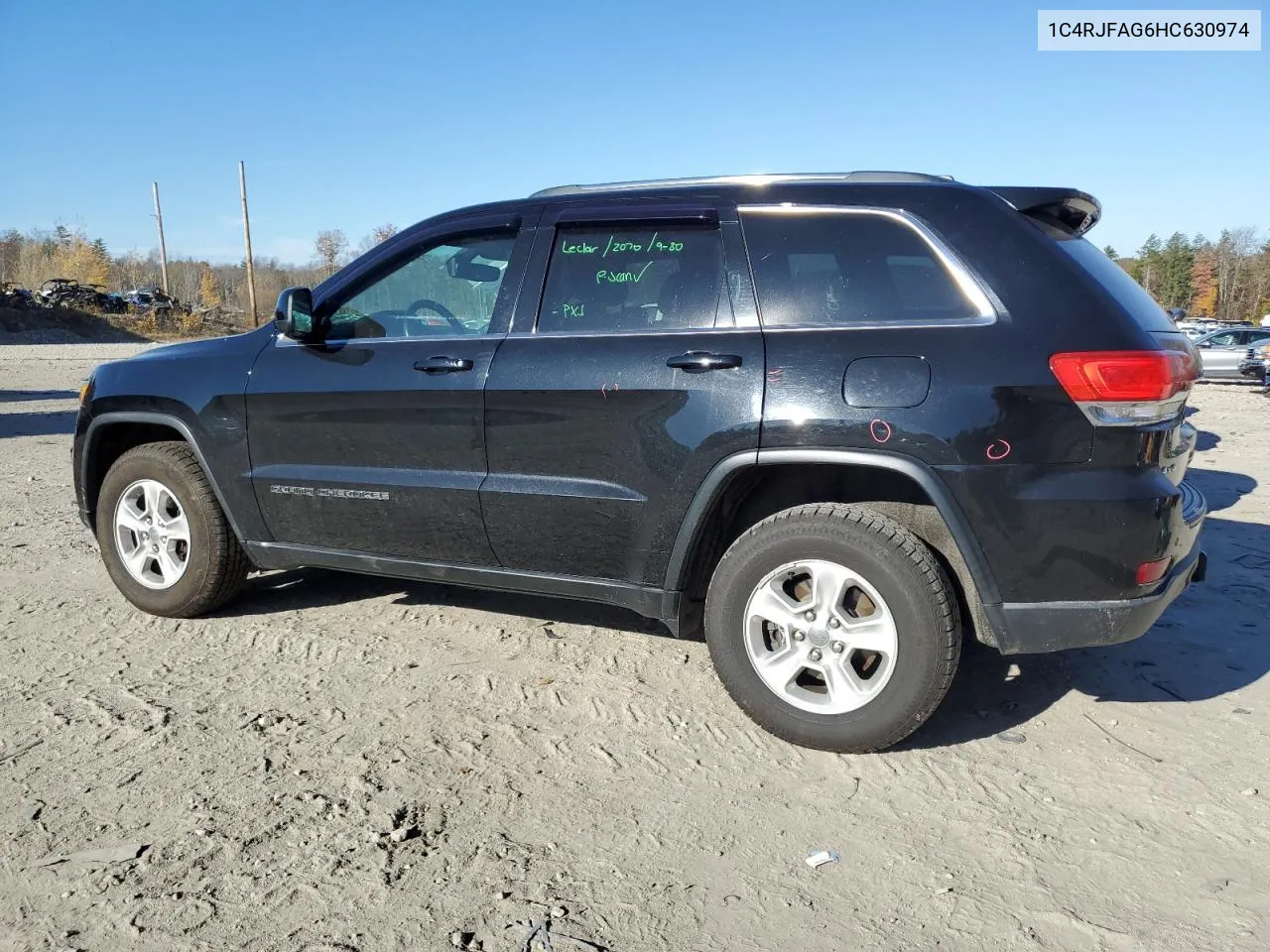 2017 Jeep Grand Cherokee Laredo VIN: 1C4RJFAG6HC630974 Lot: 76885494