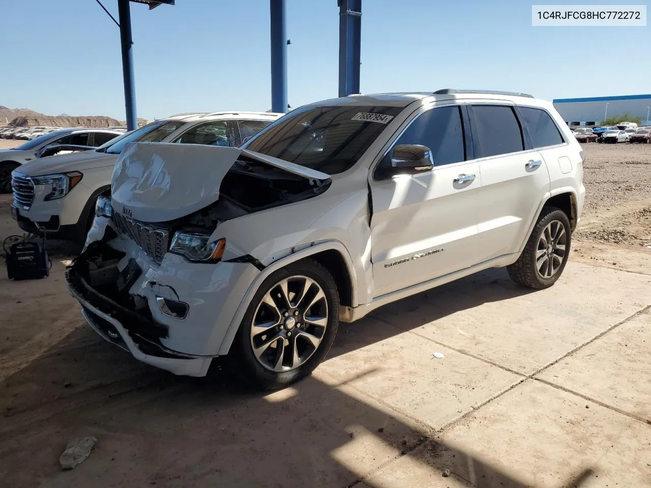 2017 Jeep Grand Cherokee Overland VIN: 1C4RJFCG8HC772272 Lot: 76887954