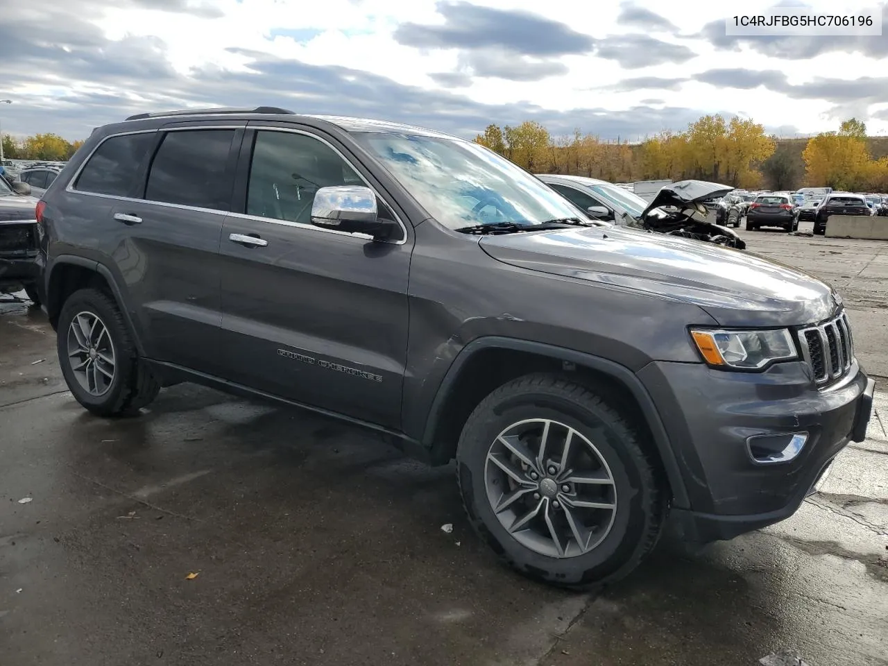 2017 Jeep Grand Cherokee Limited VIN: 1C4RJFBG5HC706196 Lot: 77118474