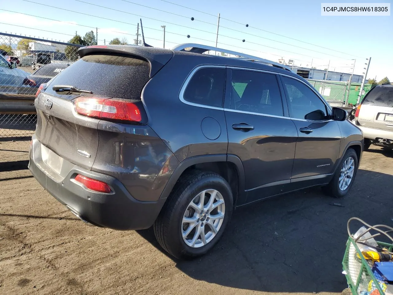 2017 Jeep Cherokee Latitude VIN: 1C4PJMCS8HW618305 Lot: 77184554